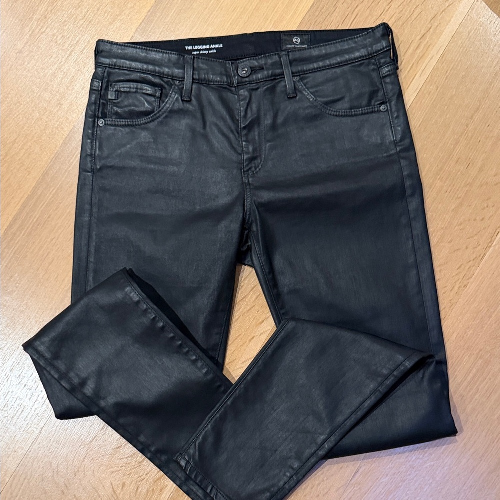 AG Coated Black Women’s Jeans